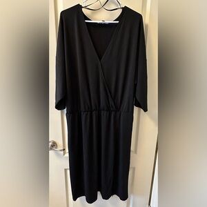 ELOQUII NWT Black Elastic Waist Dress Size 18/20